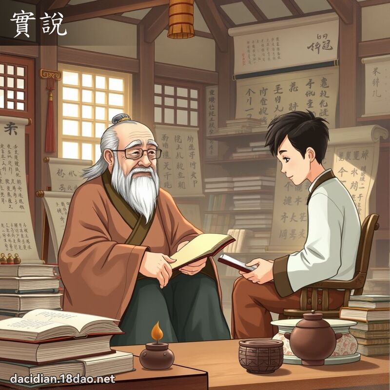 实说 - 国语大辞典配图