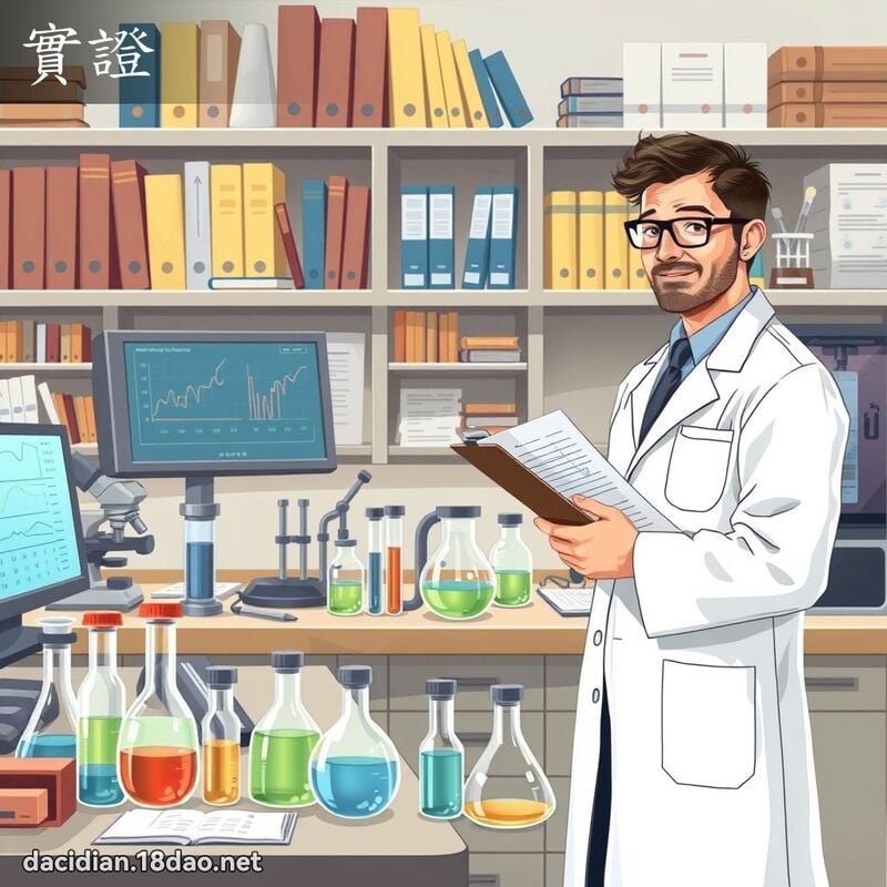 實證 - 國語大辭典配圖