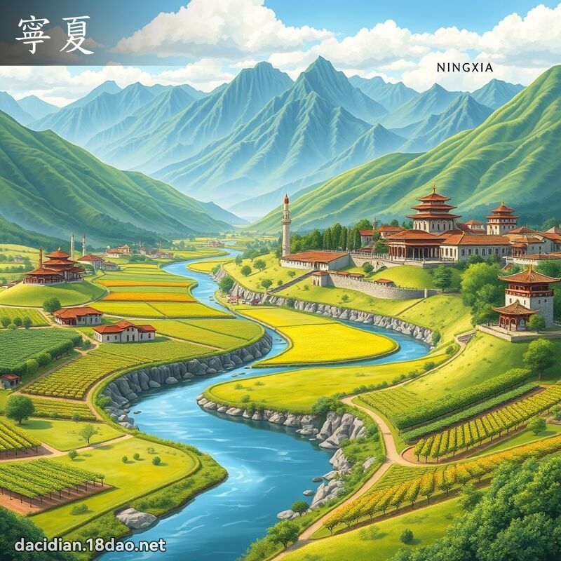 寧夏 - 國語大辭典配圖