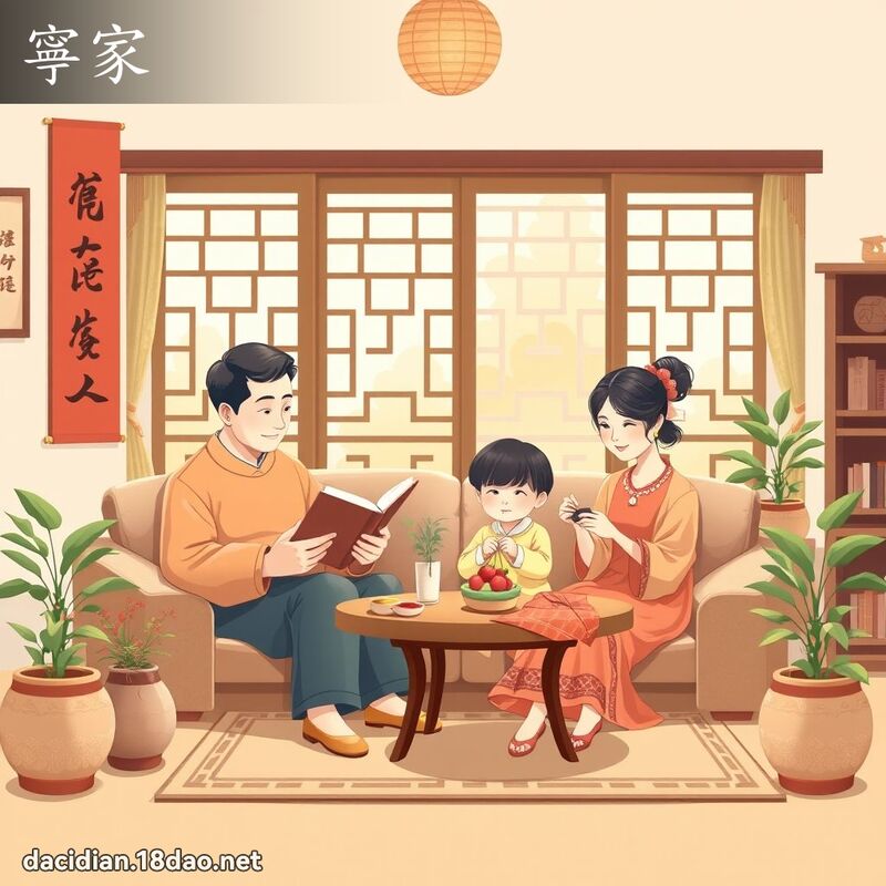 寧家 - 国语大辞典配图