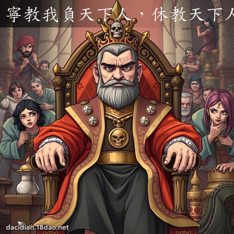 寧教我负天下人，休教天下人负我 - 国语大辞典配图