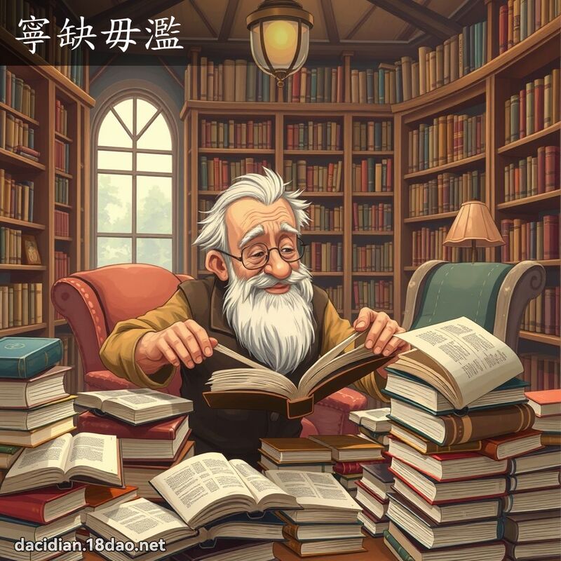 寧缺毋滥 - 国语大辞典配图