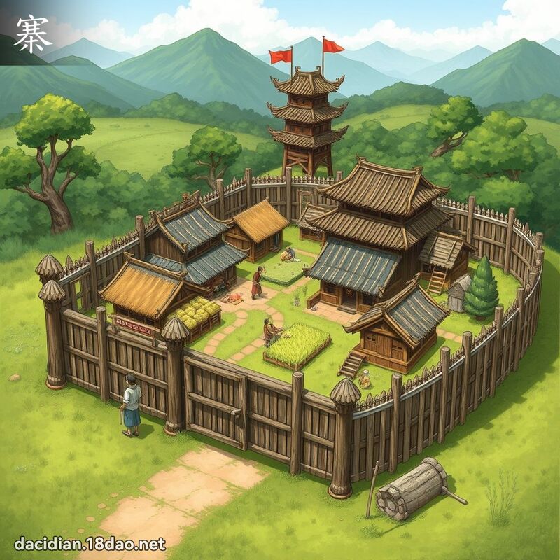 寨 - 国语大辞典配图
