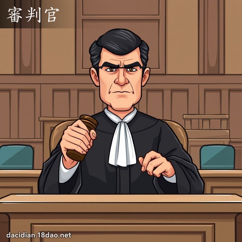 審判官 - 國語大辭典配圖