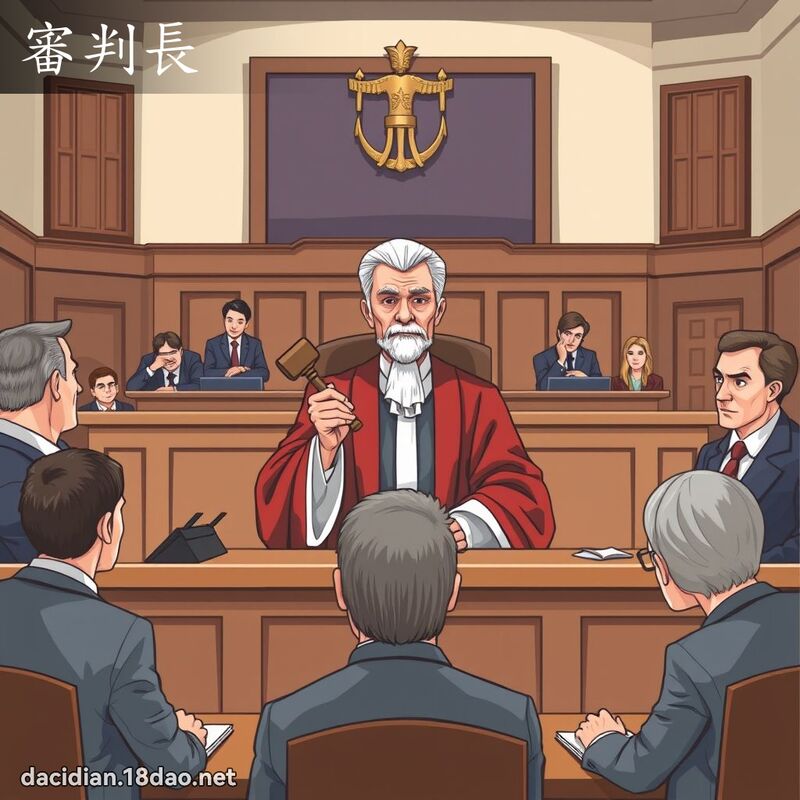 審判長 - 國語大辭典配圖