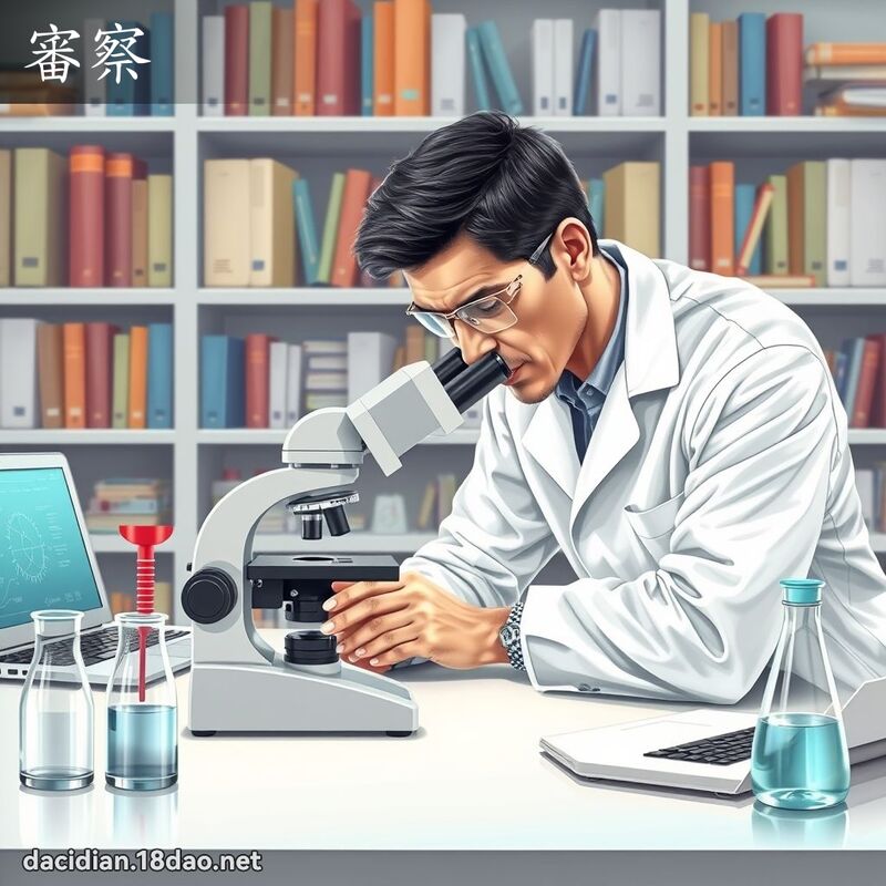 审察 - 国语大辞典配图
