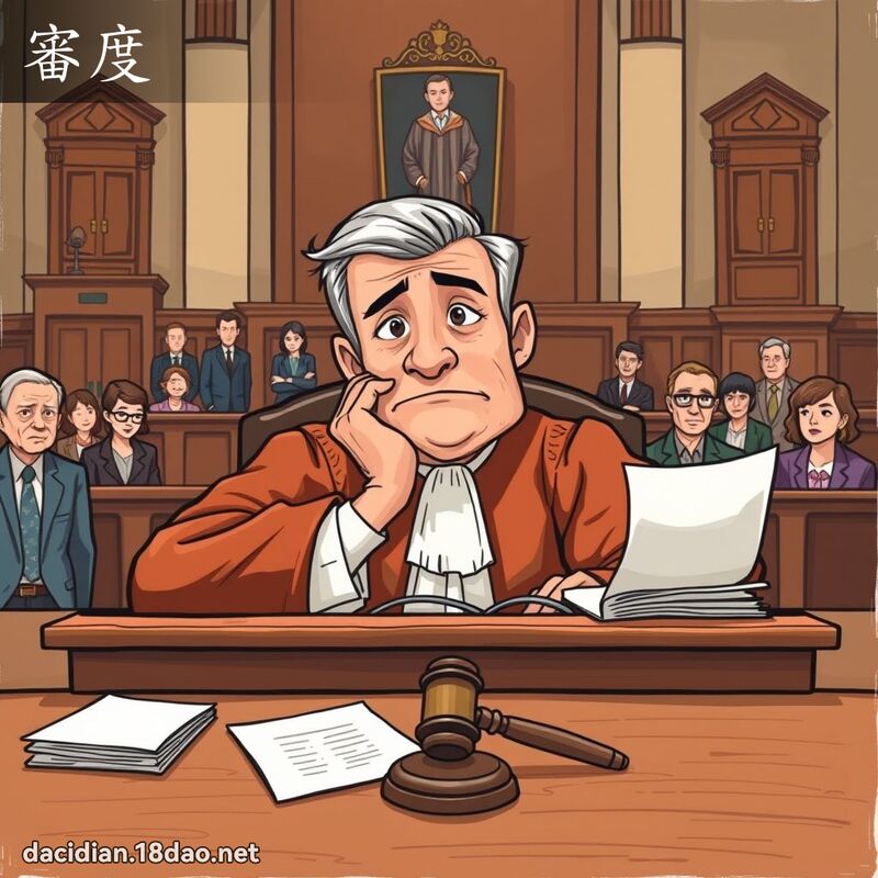 审度 - 国语大辞典配图