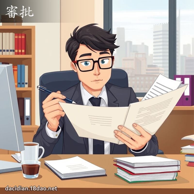 審批 - 國語大辭典配圖