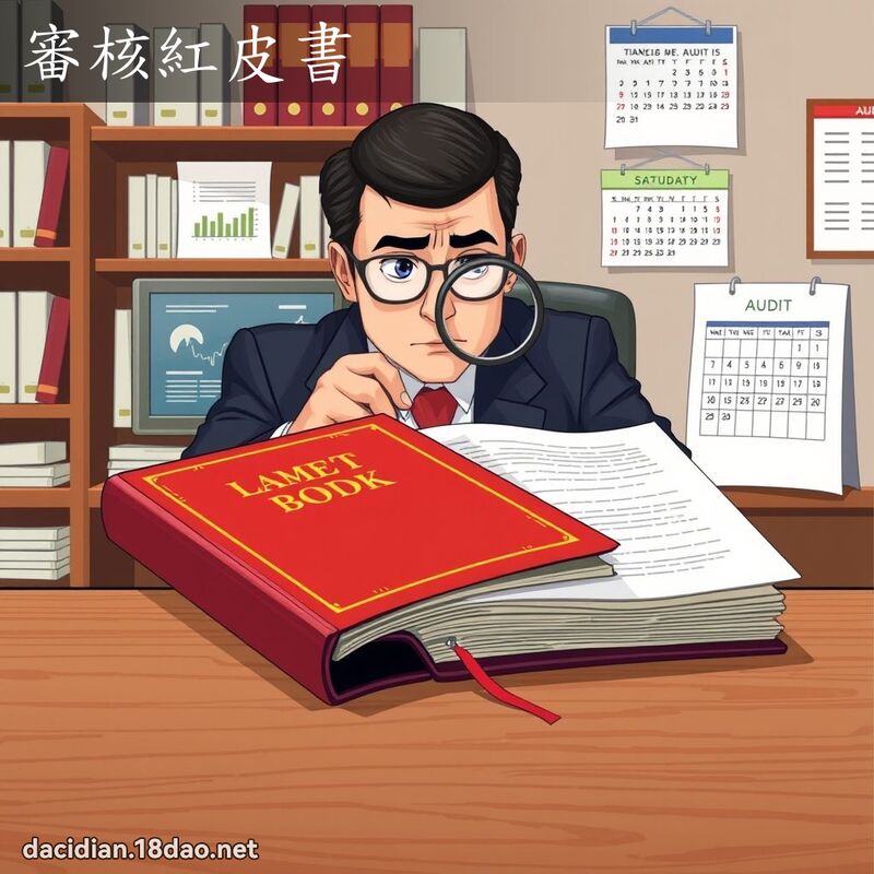 審核紅皮書 - 國語大辭典配圖