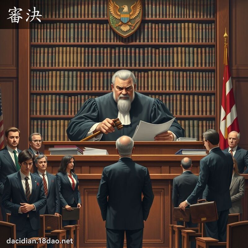 審決 - 國語大辭典配圖