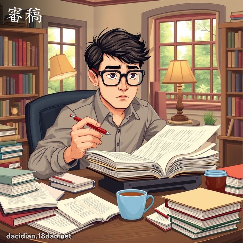 審稿 - 國語大辭典配圖
