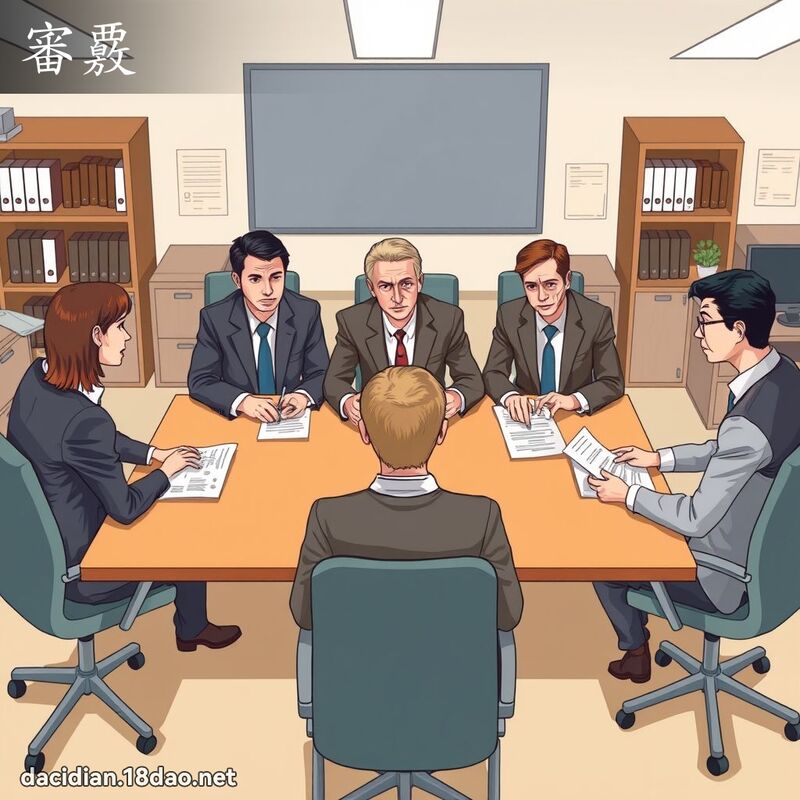 審覈 - 國語大辭典配圖