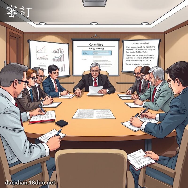 审订 - 国语大辞典配图