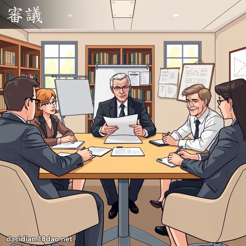 審議 - 國語大辭典配圖