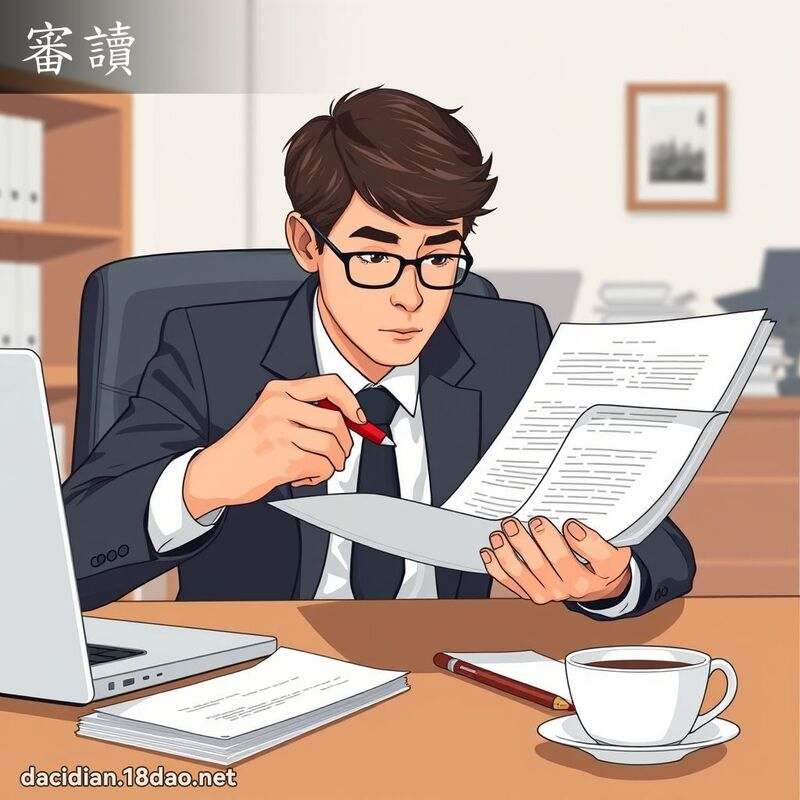 審讀 - 國語大辭典配圖