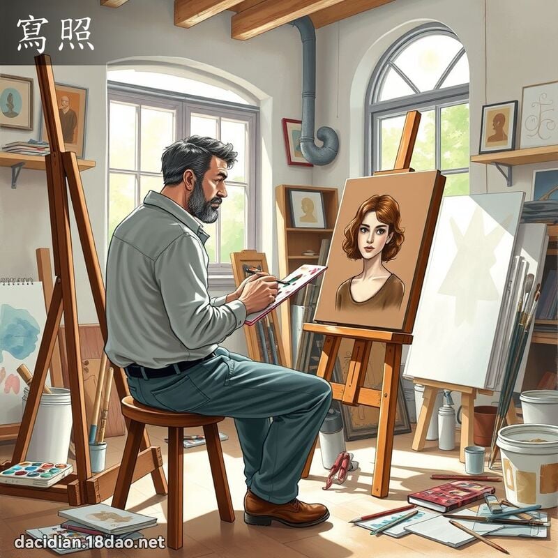 寫照 - 國語大辭典配圖