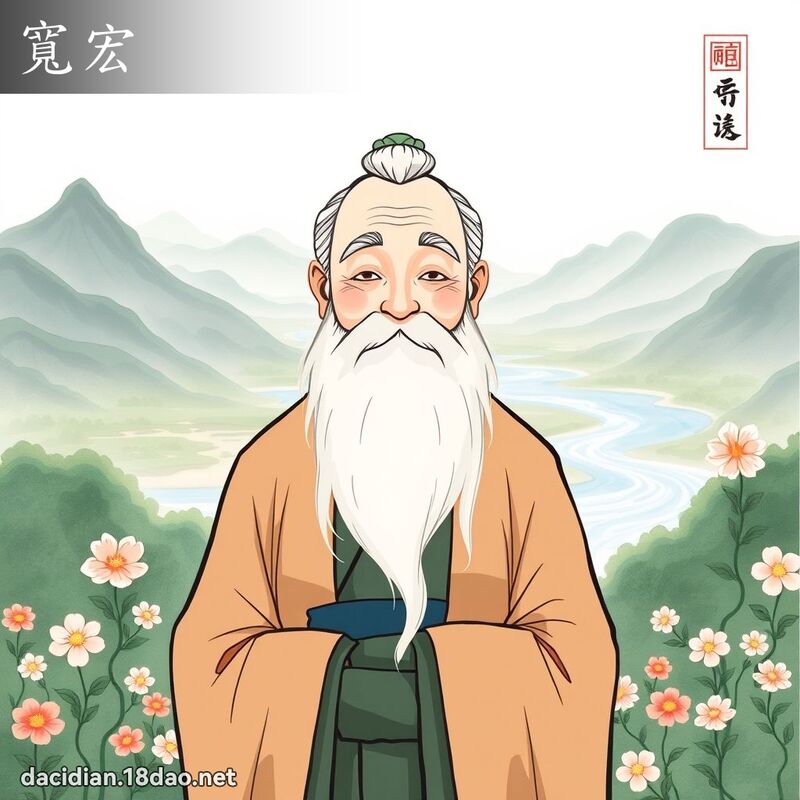 寬宏 - 國語大辭典配圖