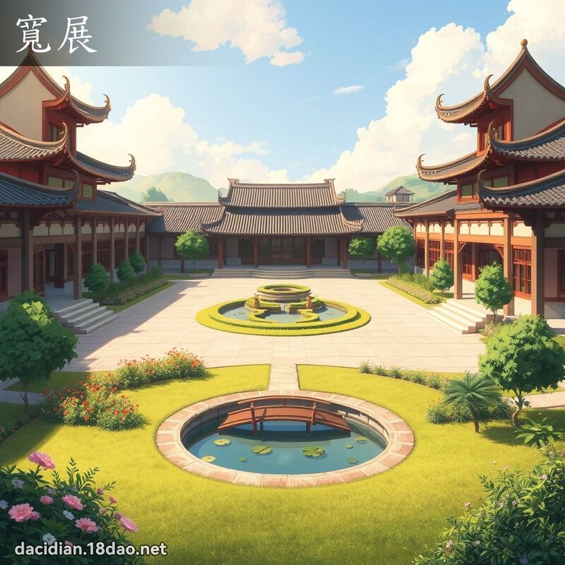 宽展 - 国语大辞典配图