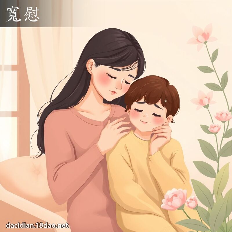 寬慰 - 國語大辭典配圖