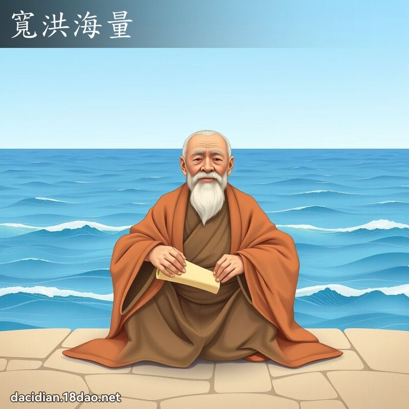 寬洪海量 - 國語大辭典配圖
