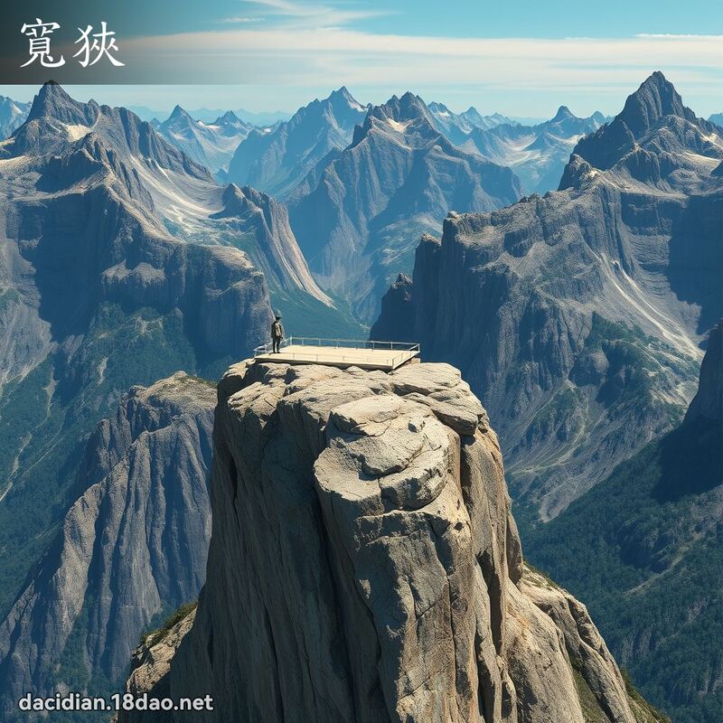 寬狹 - 國語大辭典配圖