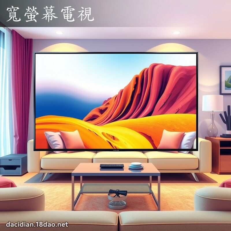 寬螢幕電視 - 國語大辭典配圖