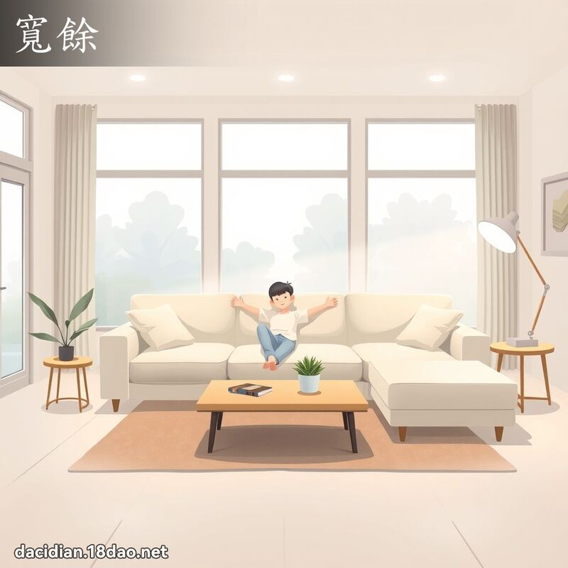 寬餘 - 國語大辭典配圖