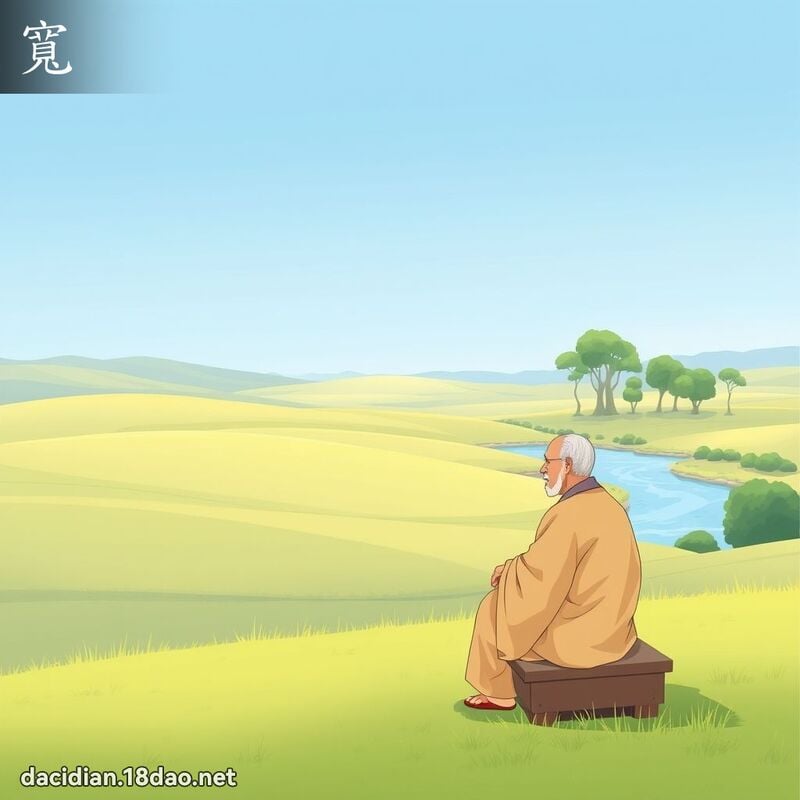 寬 - 國語大辭典配圖