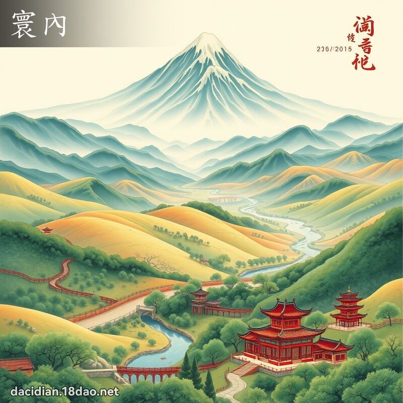 寰內 - 國語大辭典配圖