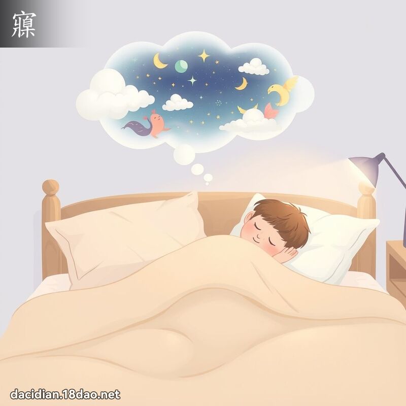 寱 - 國語大辭典配圖