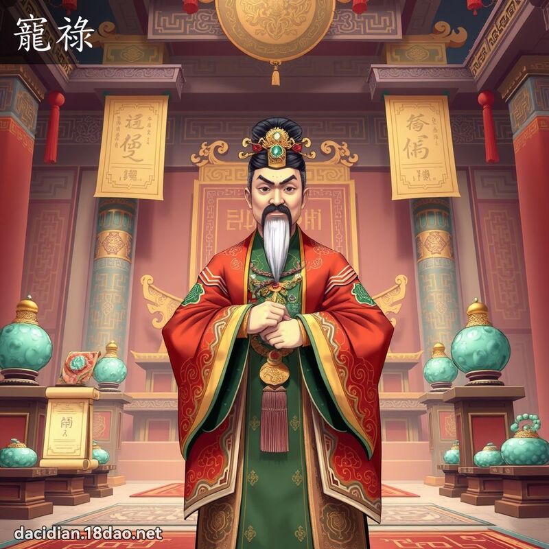 宠禄 - 国语大辞典配图