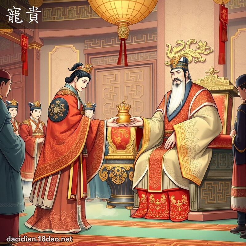 寵貴 - 國語大辭典配圖