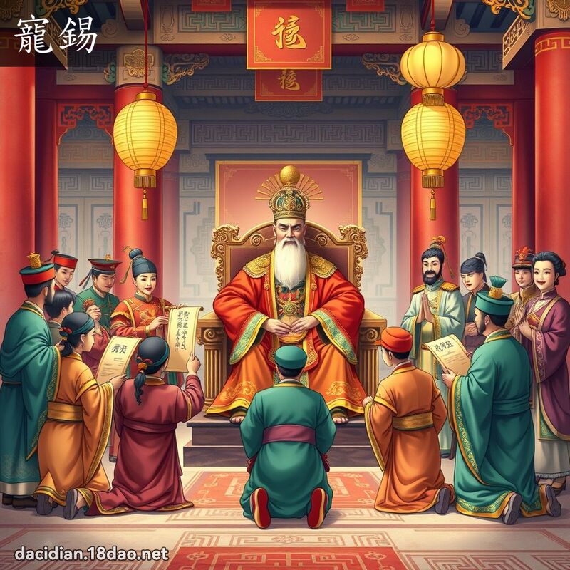 寵錫 - 國語大辭典配圖