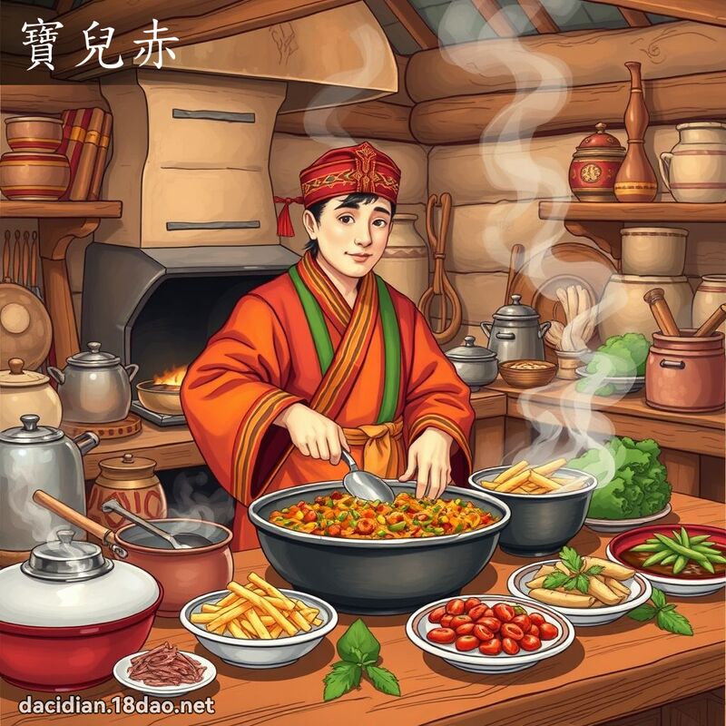 寶兒赤 - 國語大辭典配圖