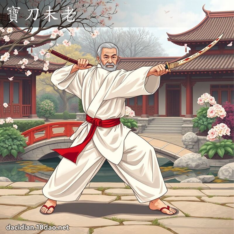 寶刀未老 - 國語大辭典配圖