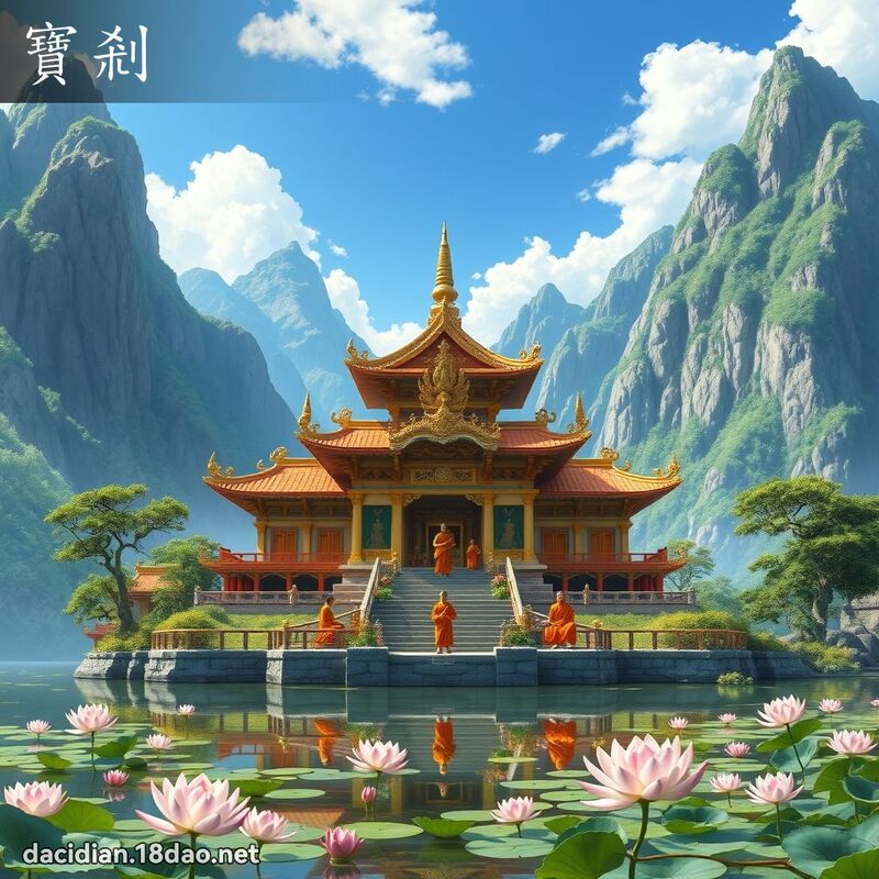 寶剎 - 國語大辭典配圖