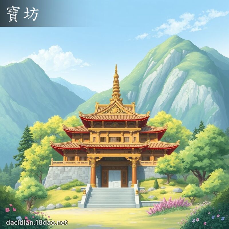 寶坊 - 國語大辭典配圖