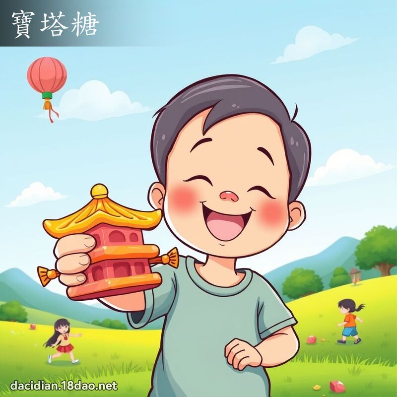 寶塔糖 - 國語大辭典配圖