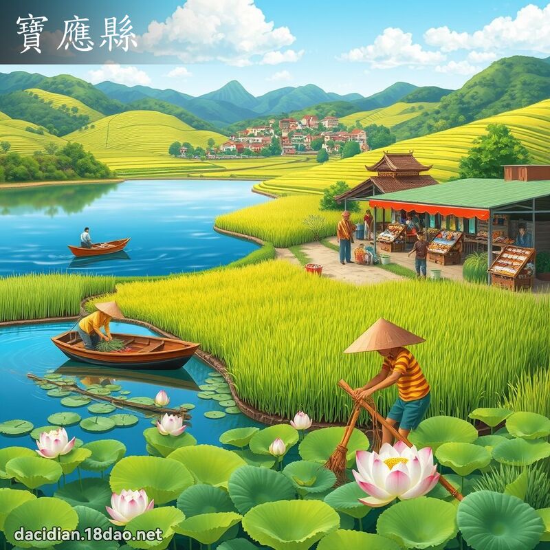 寶應縣 - 國語大辭典配圖