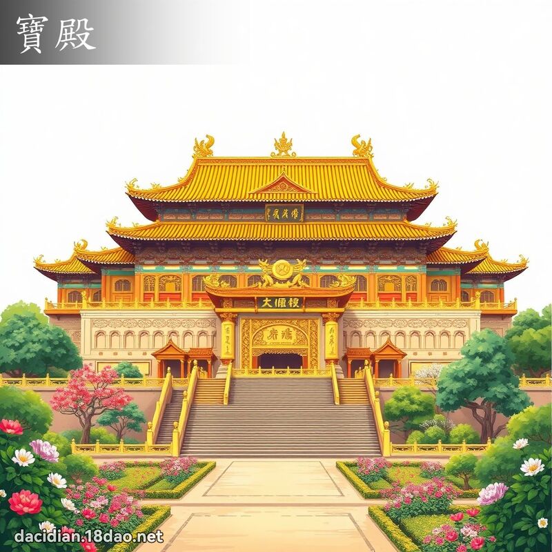 寶殿 - 國語大辭典配圖