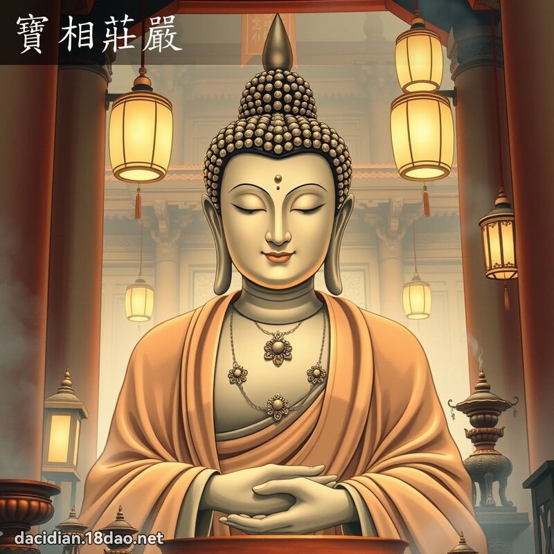 宝相庄严 - 国语大辞典配图