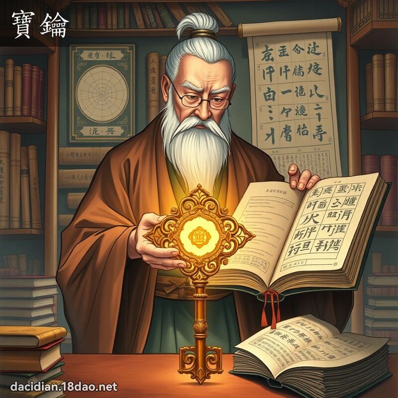寶鑰 - 國語大辭典配圖