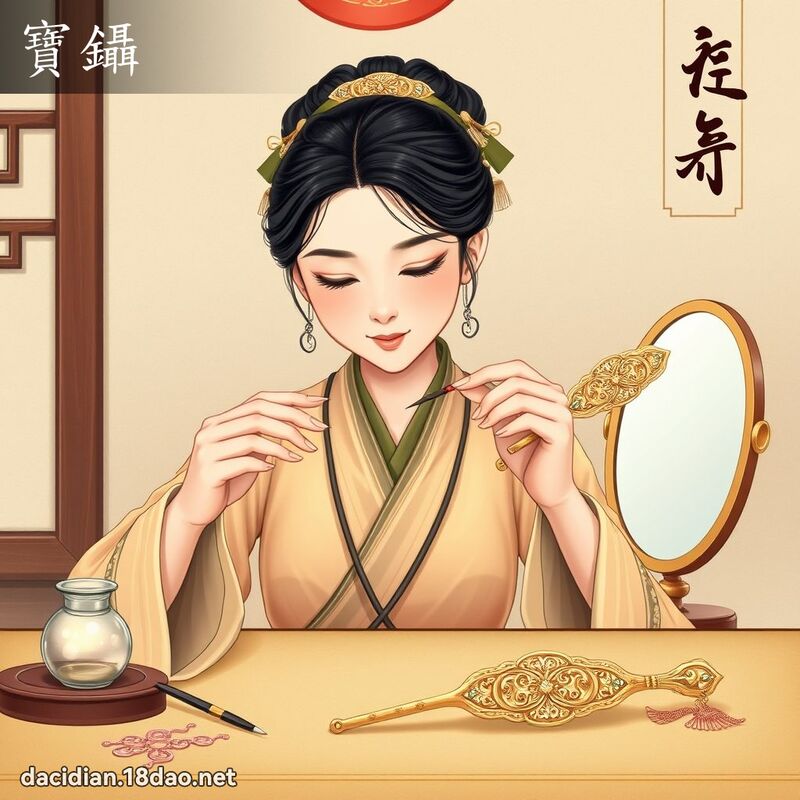寶鑷 - 國語大辭典配圖