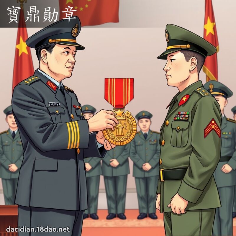 寶鼎勛章 - 國語大辭典配圖