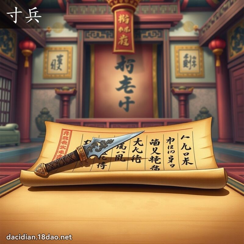 寸兵 - 國語大辭典配圖