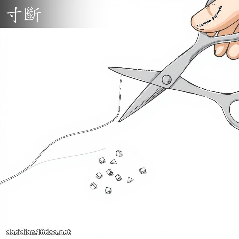 寸断 - 国语大辞典配图