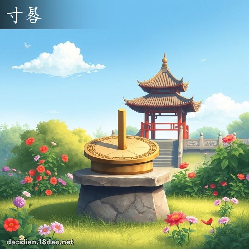 寸晷 - 国语大辞典配图