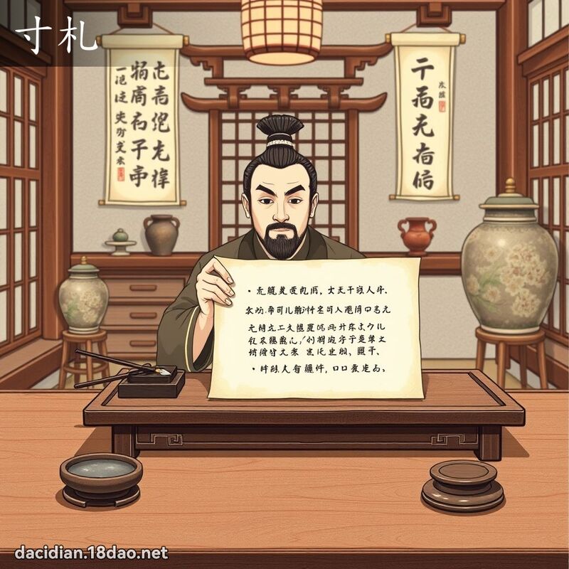 寸札 - 国语大辞典配图