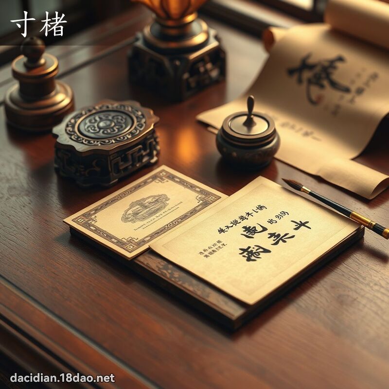 寸楮 - 国语大辞典配图
