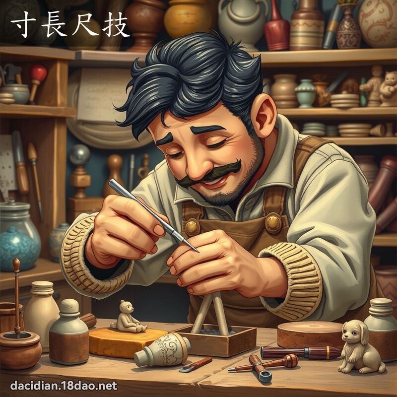 寸長尺技 - 國語大辭典配圖